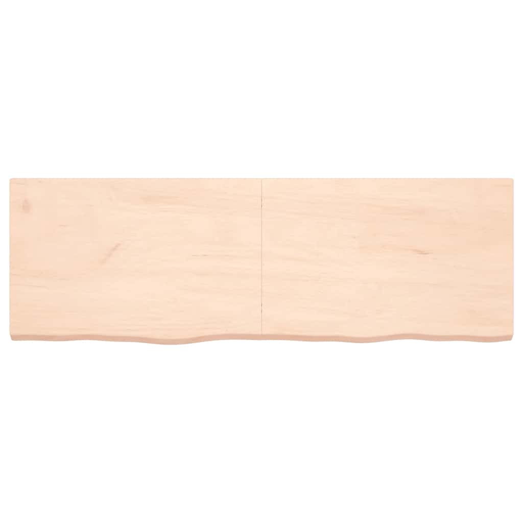 Étagère murale 180x60x(2-6) cm bois de chêne massif non traité - XIOS