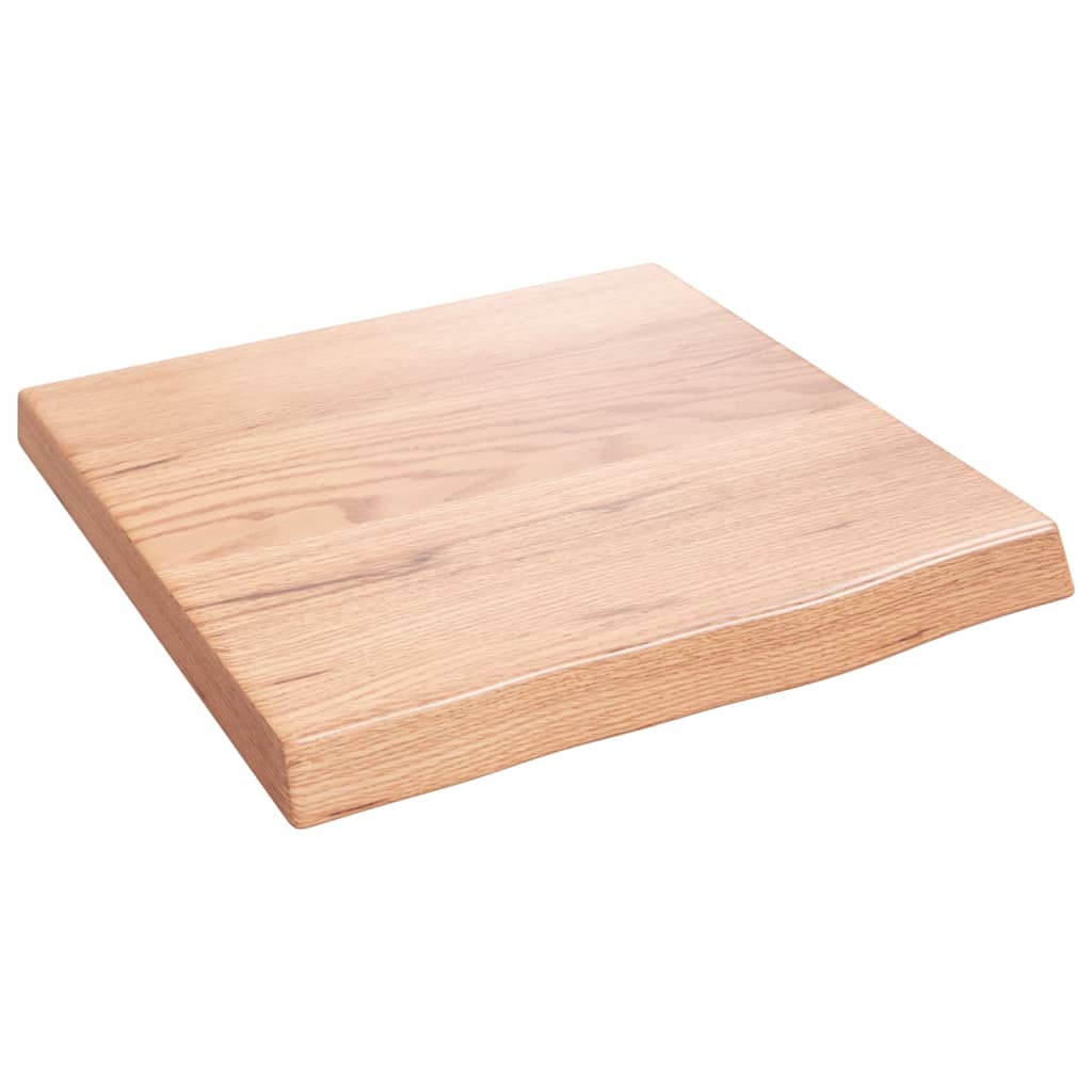 Étagère murale marron clair bois chêne massif traité - XIOS