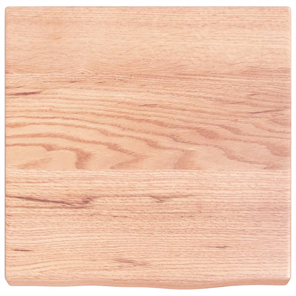 Étagère murale marron clair bois chêne massif traité - XIOS