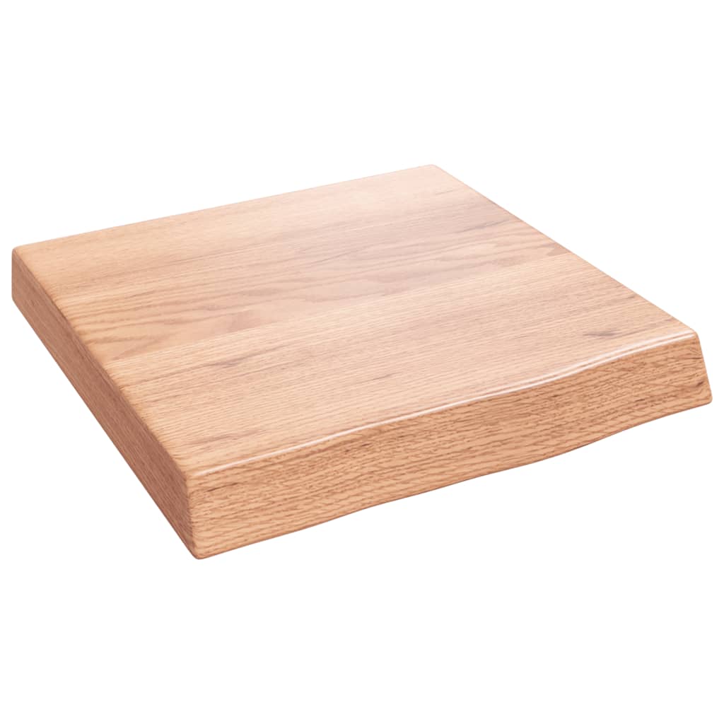 Étagère murale marron clair bois chêne massif traité - XIOS
