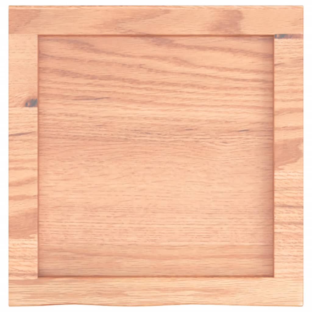 Étagère murale marron clair bois chêne massif traité - XIOS