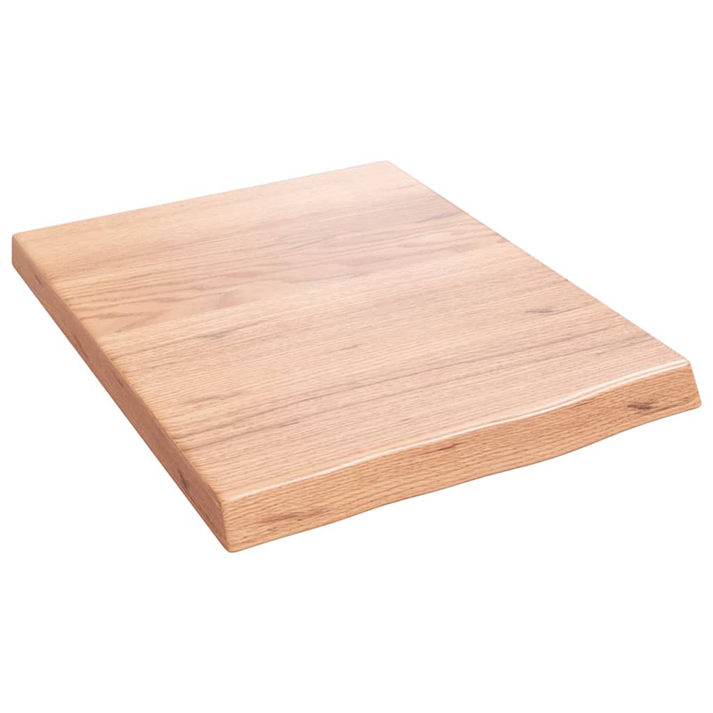 Étagère murale marron clair bois chêne massif traité - XIOS