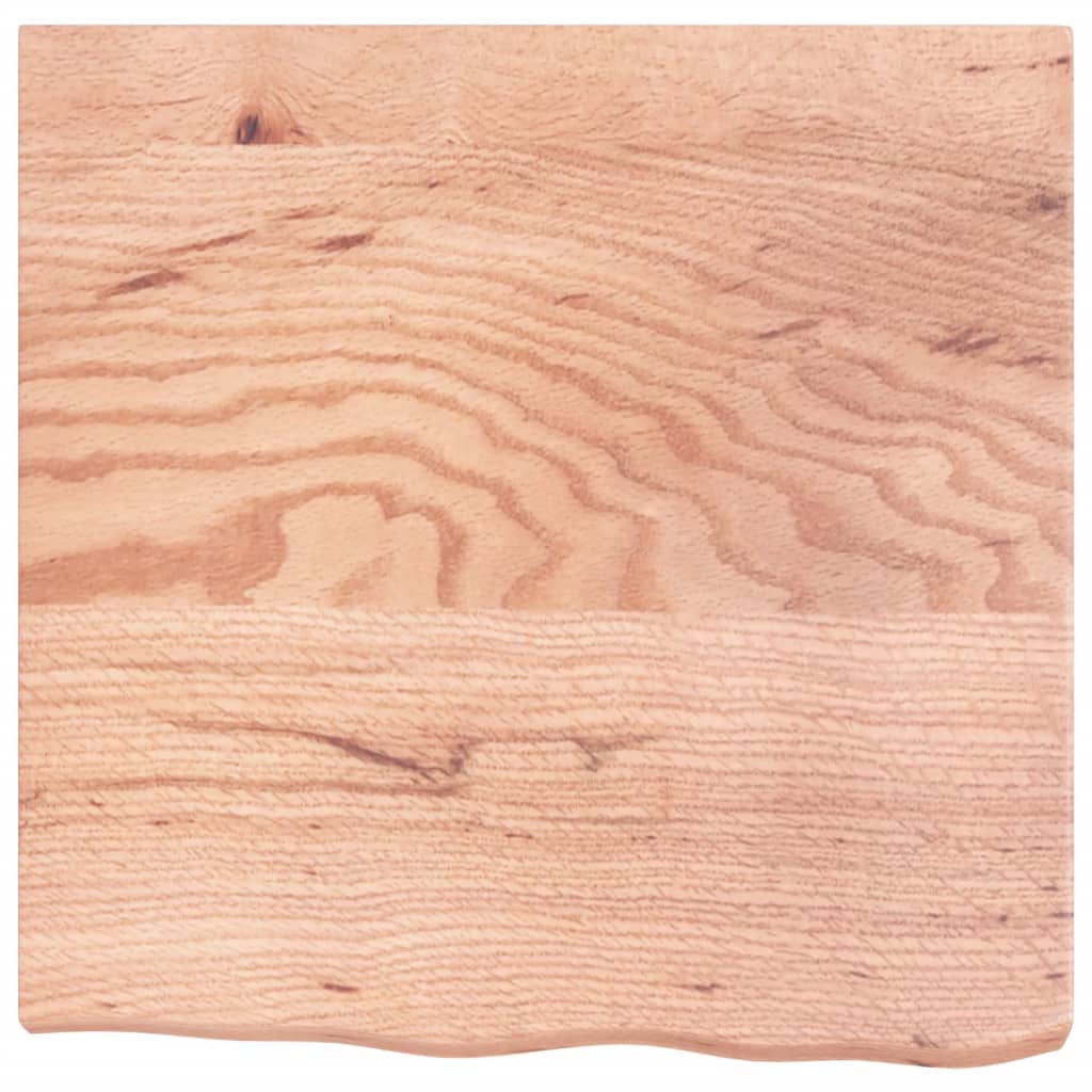 Étagère murale marron clair bois chêne massif traité - XIOS