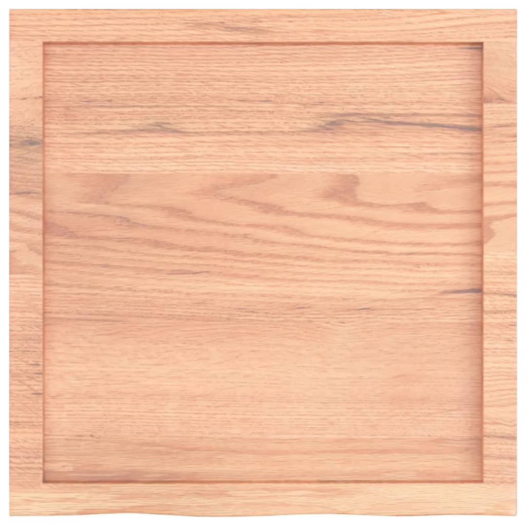 Étagère murale marron clair bois chêne massif traité - XIOS