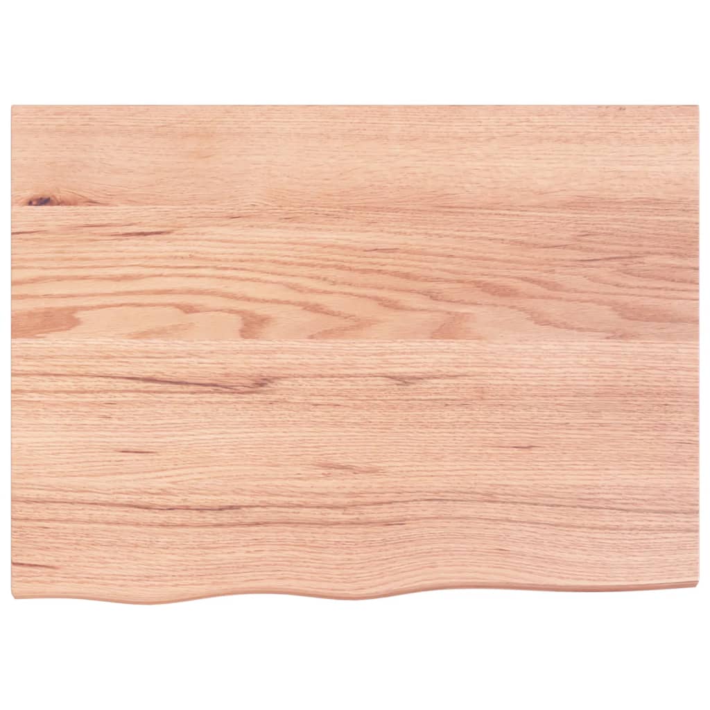 Étagère murale marron clair bois chêne massif traité - XIOS