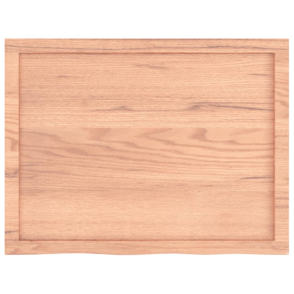 Étagère murale marron clair bois chêne massif traité - XIOS