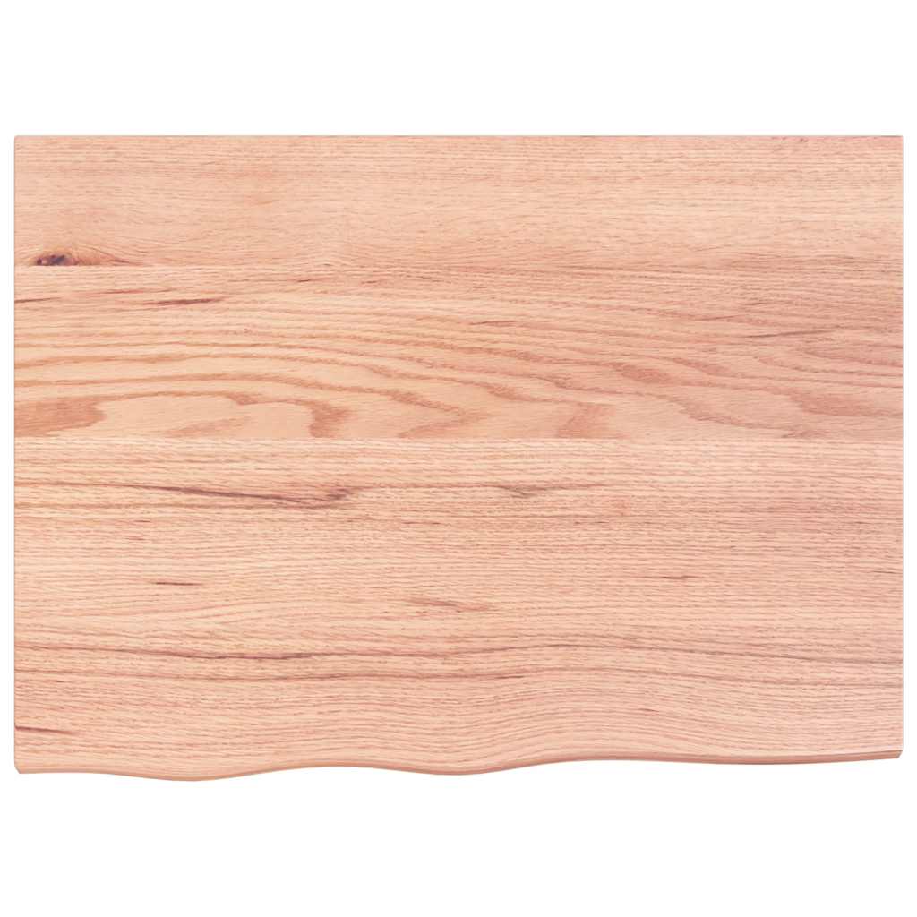 Étagère murale marron clair bois chêne massif traité - XIOS