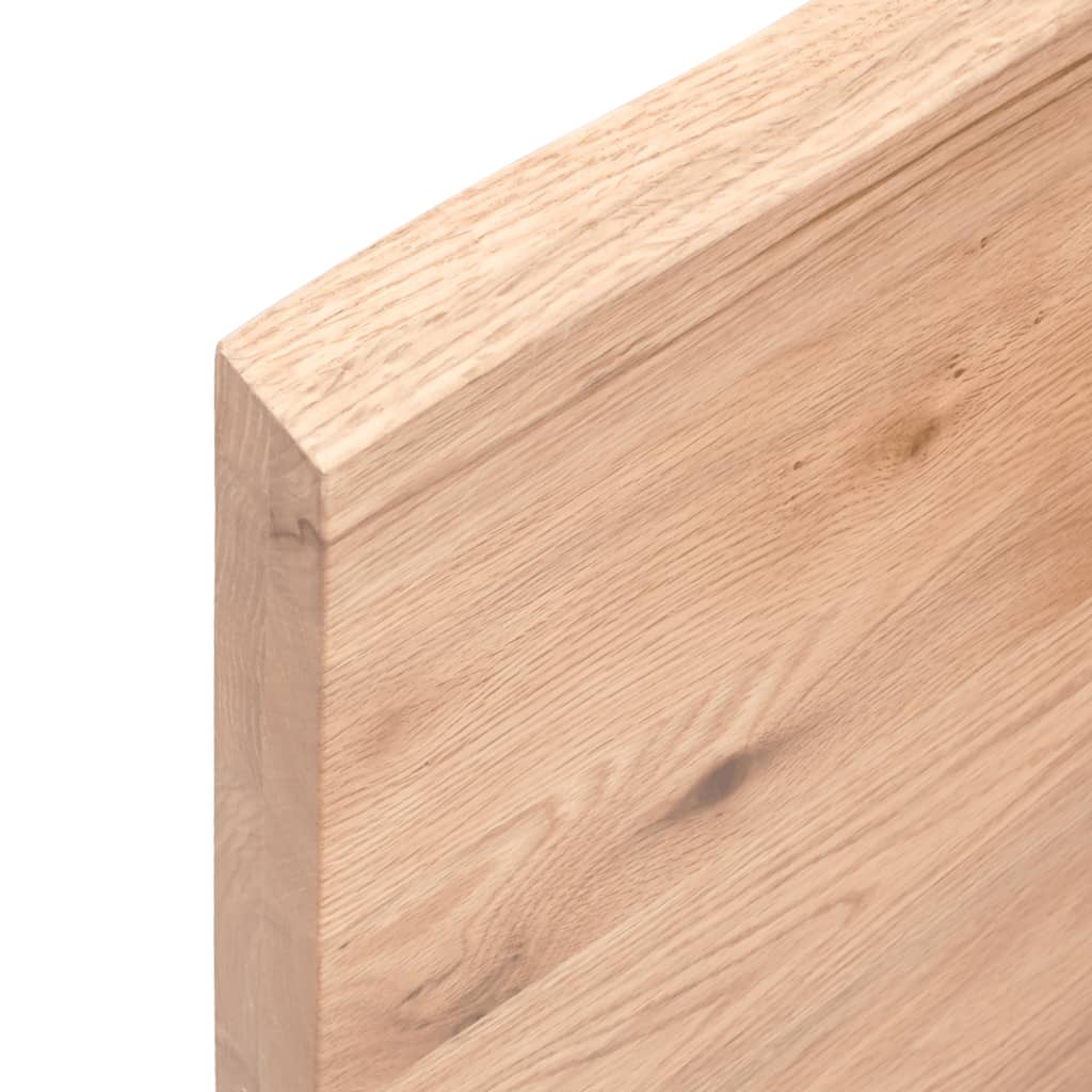 Étagère murale marron clair bois chêne massif traité - XIOS