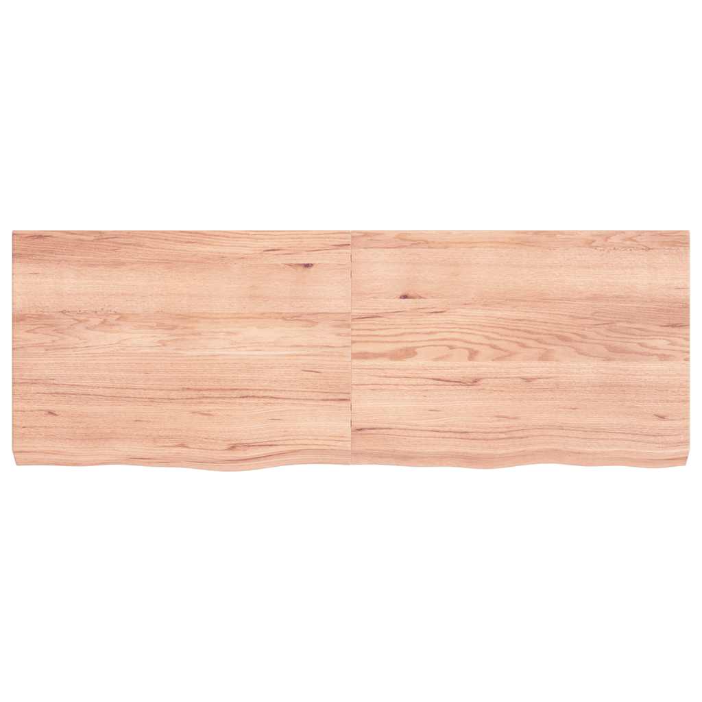 Étagère murale marron clair bois chêne massif traité - XIOS