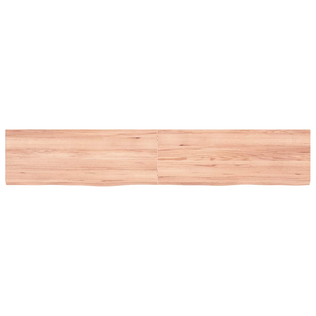 Étagère murale marron clair bois chêne massif traité - XIOS