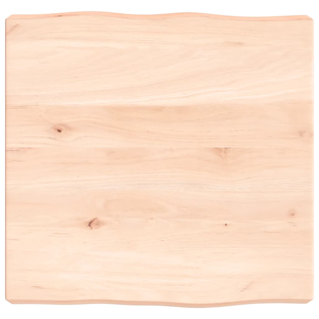 Dessus de table bois massif non traité bordure assortie - XIOS