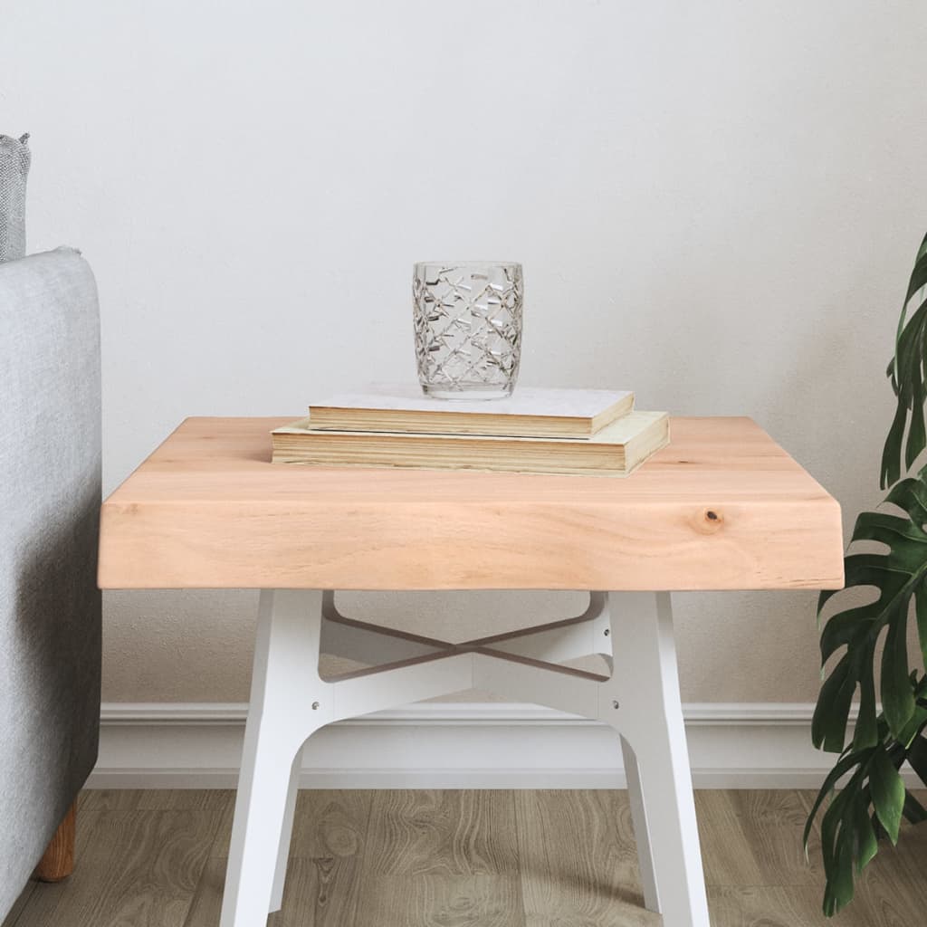 Dessus de table bois massif non traité bordure assortie - XIOS
