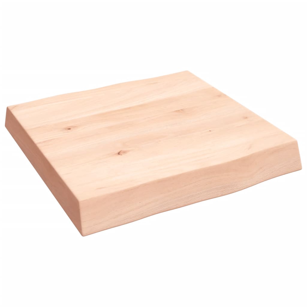 Dessus de table bois massif non traité bordure assortie - XIOS