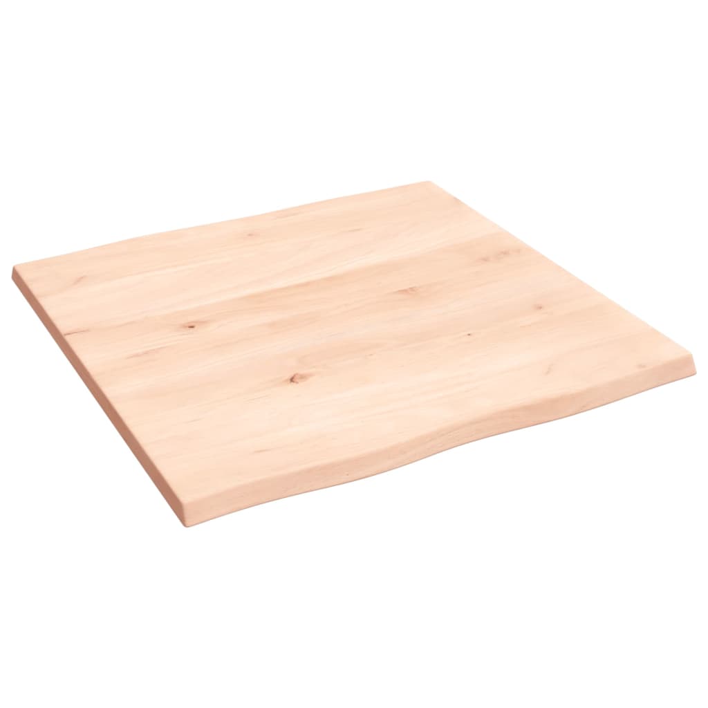 Dessus de table bois chêne massif non traité bordure assortie - XIOS