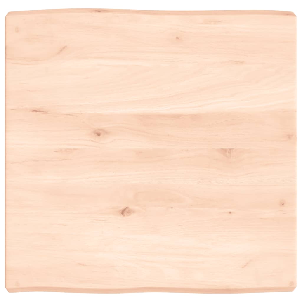 Dessus de table bois massif non traité bordure assortie - XIOS