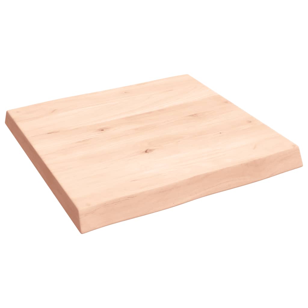 Dessus de table bois massif non traité bordure assortie - XIOS