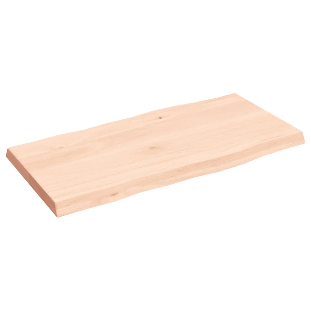 Dessus de table bois massif non traité bordure assortie - XIOS