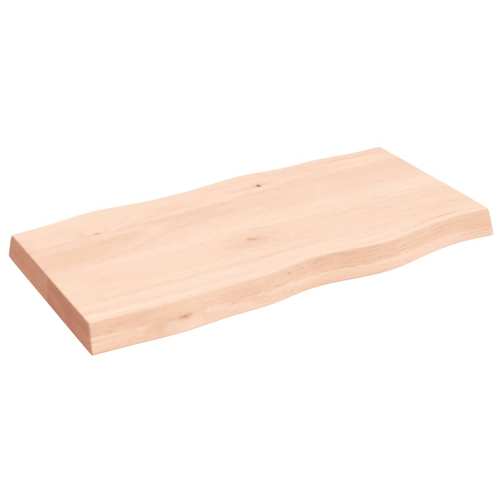 Dessus de table bois massif non traité bordure assortie - XIOS
