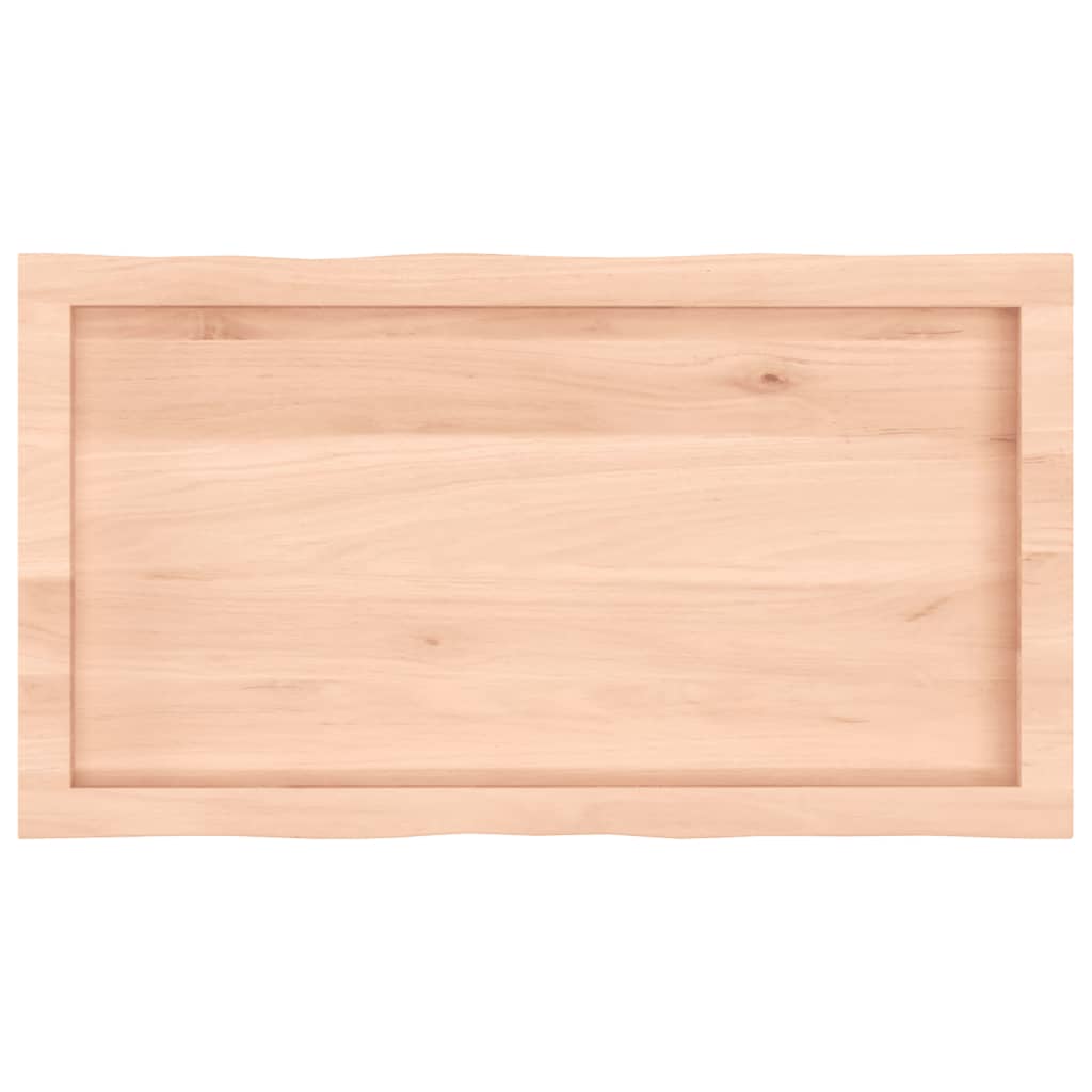 Dessus de table bois massif non traité bordure assortie - XIOS