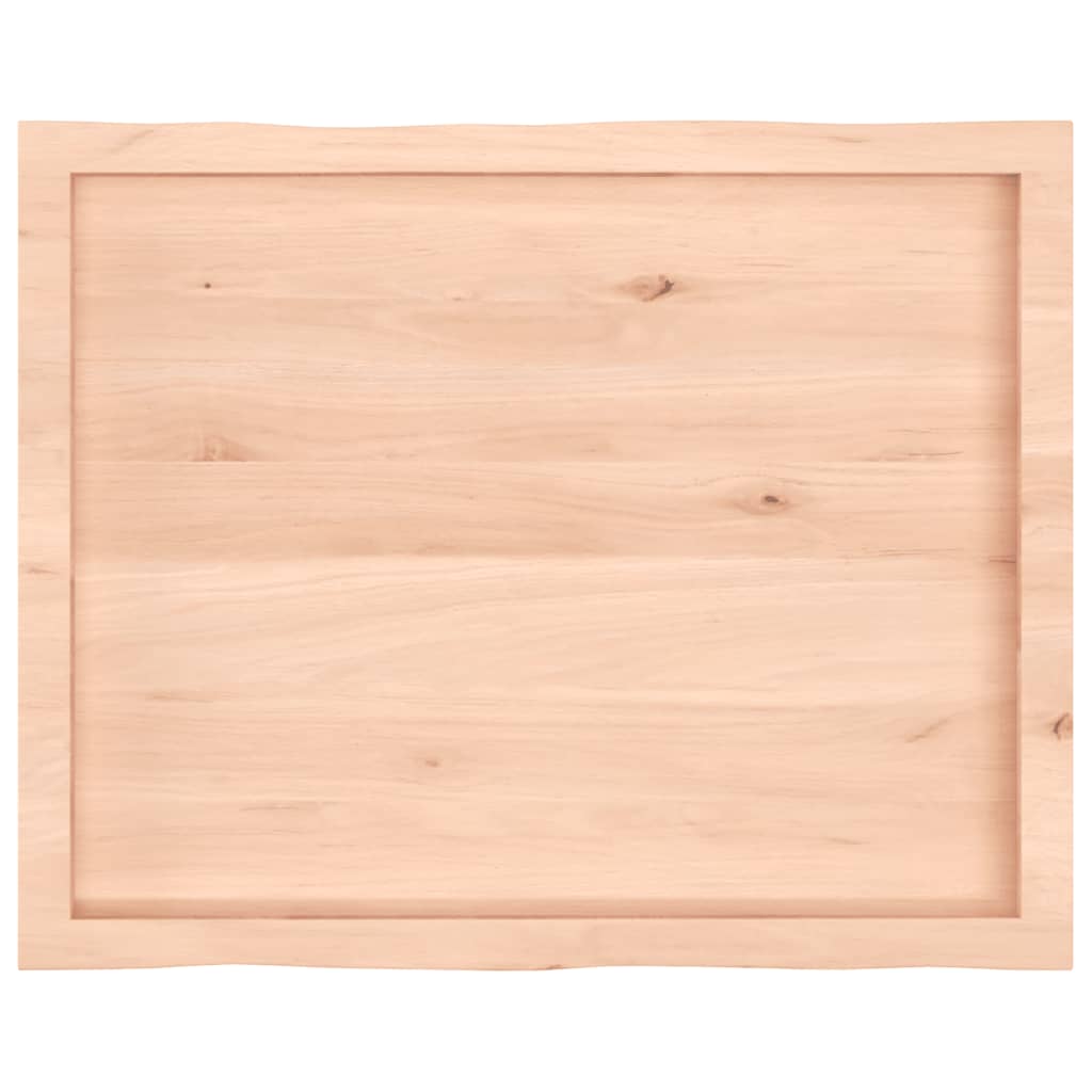 Dessus de table bois massif non traité bordure assortie - XIOS
