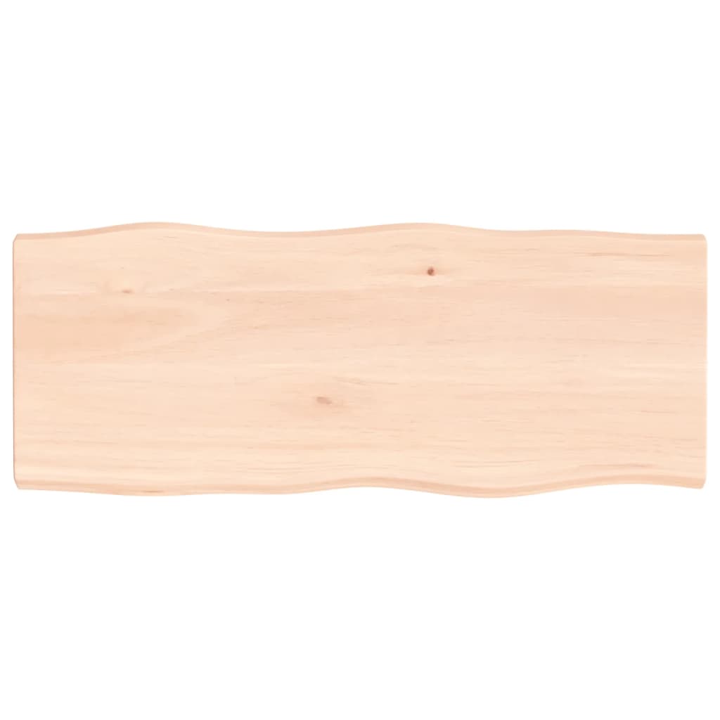 Dessus de table bois massif non traité bordure assortie - XIOS