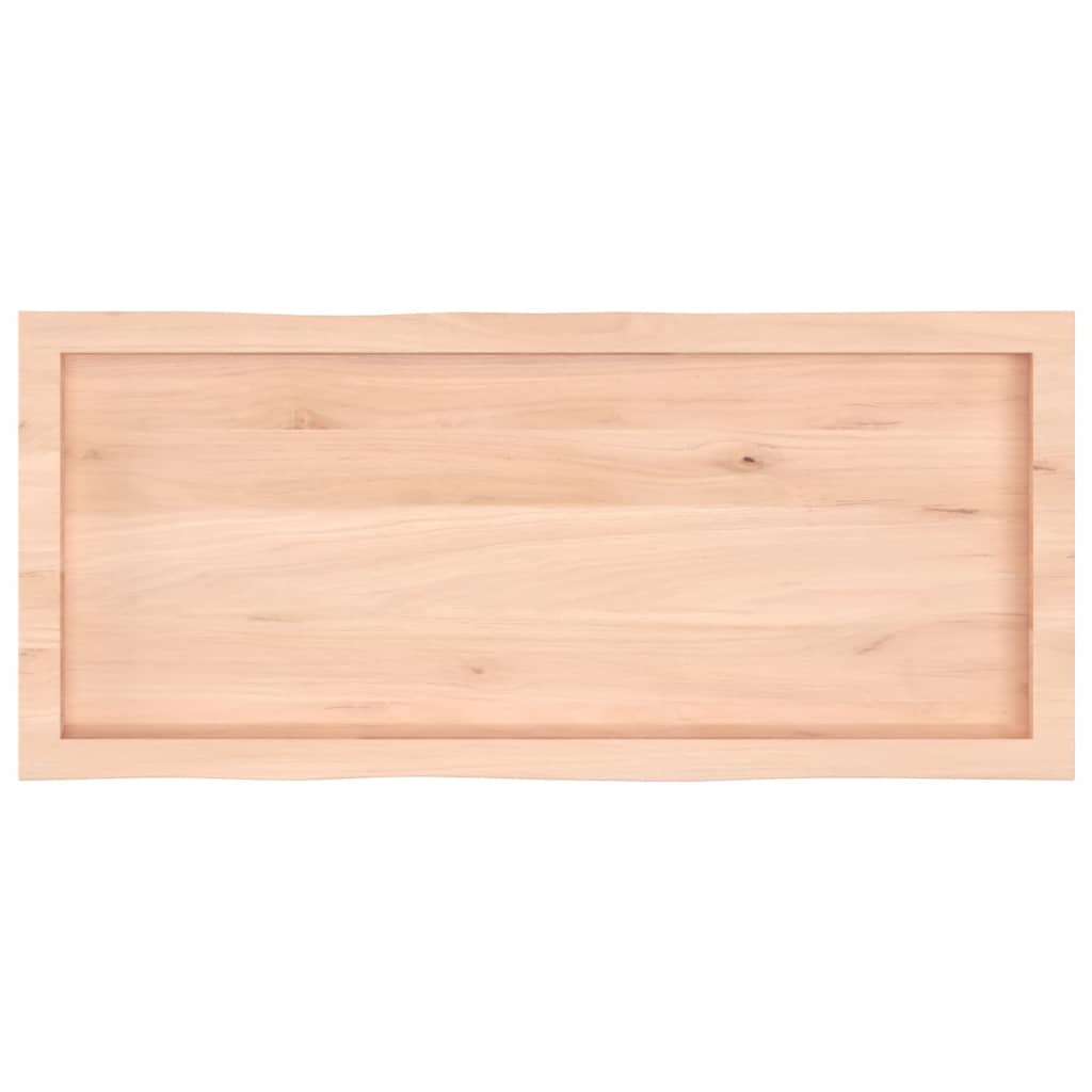 Dessus de table bois massif non traité bordure assortie - XIOS