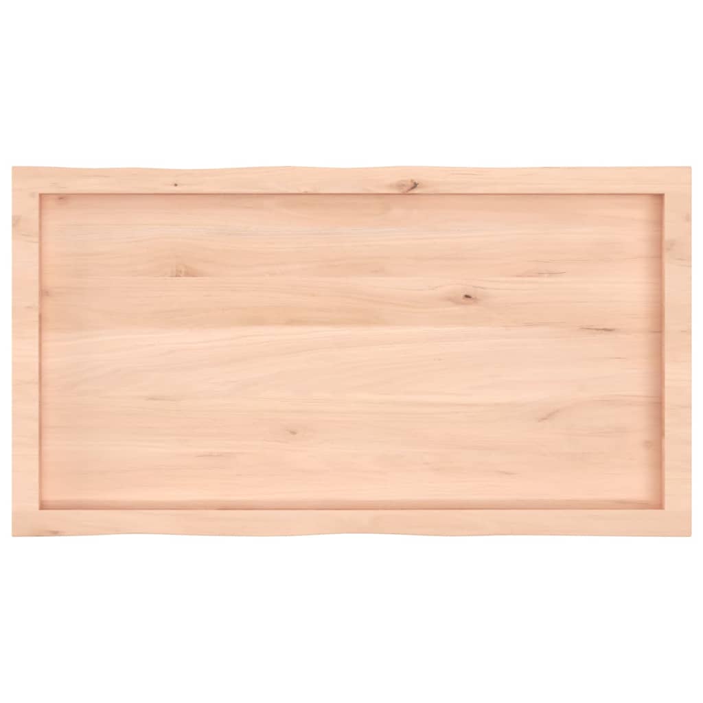Dessus de table bois massif non traité bordure assortie - XIOS