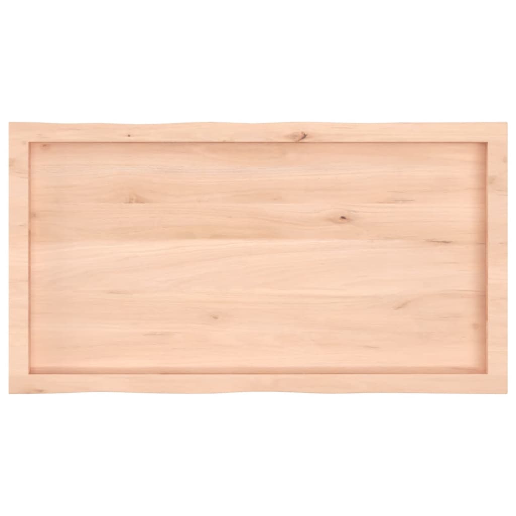 Dessus de table bois massif non traité bordure assortie - XIOS