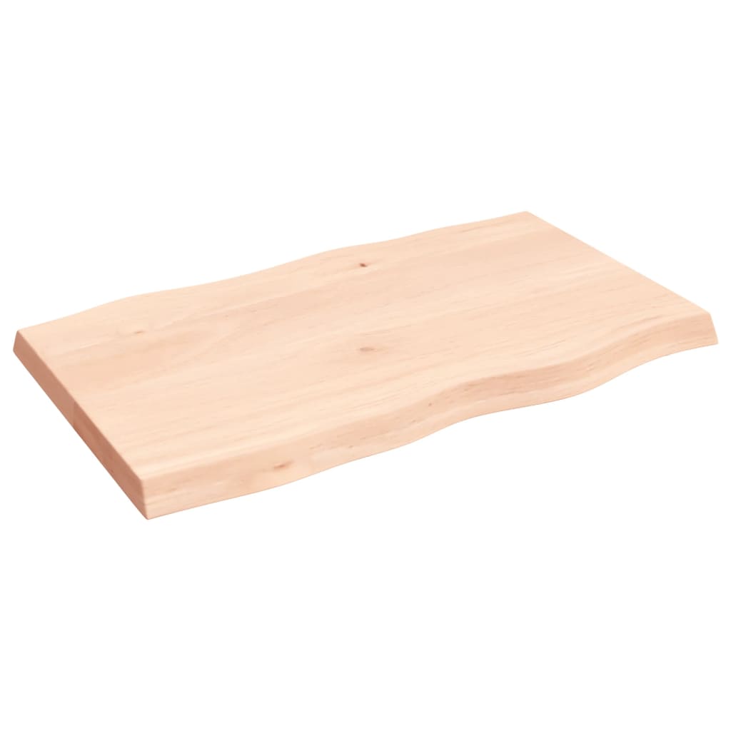 Dessus de table bois massif non traité bordure assortie - XIOS