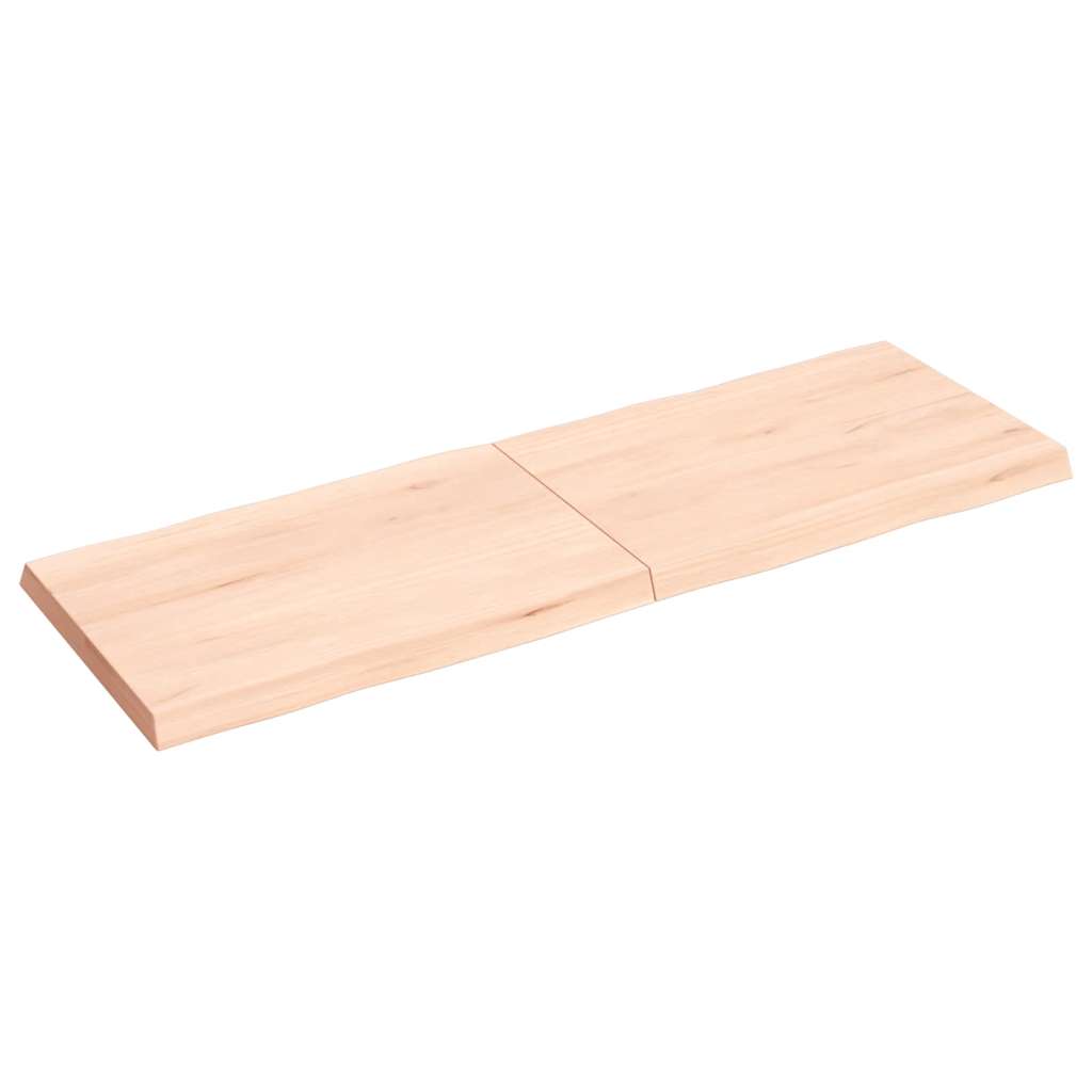 Dessus de table bois massif non traité bordure assortie - XIOS