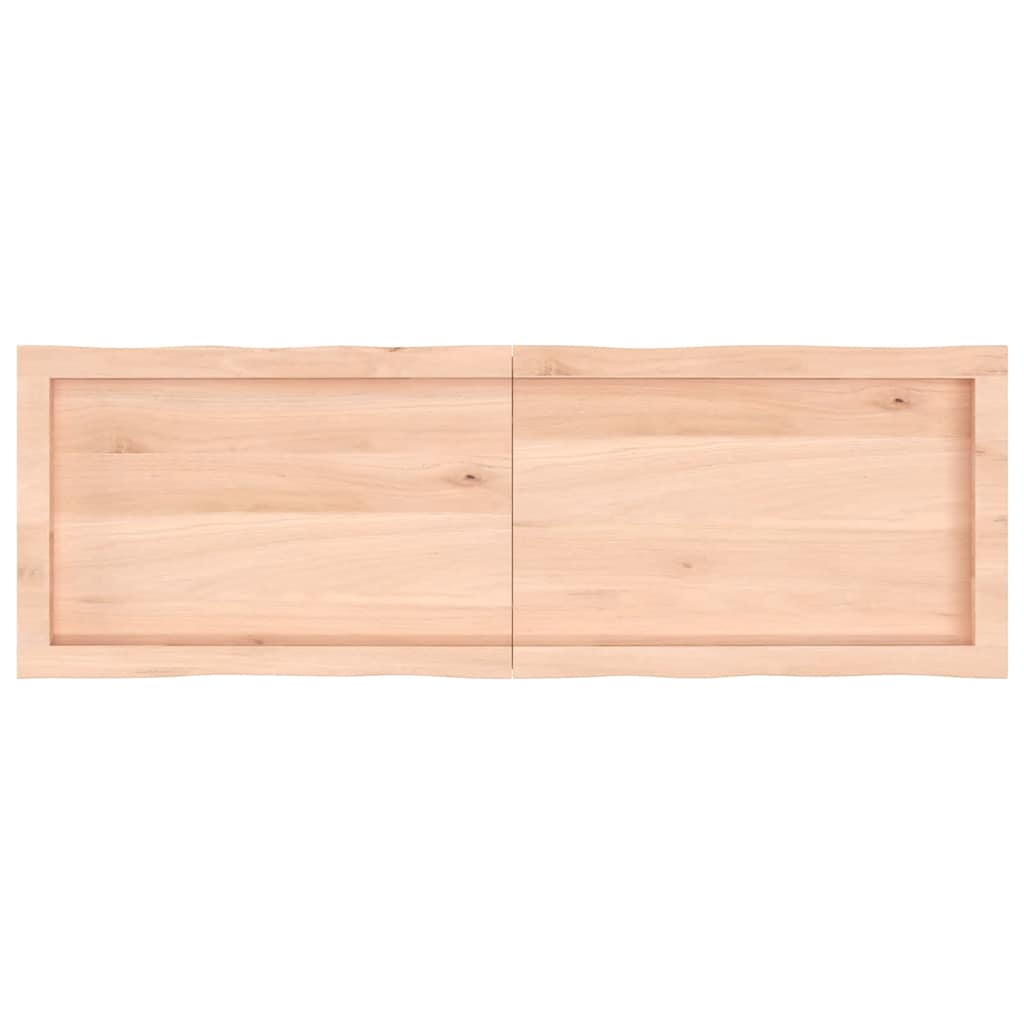 Dessus de table bois massif non traité bordure assortie - XIOS