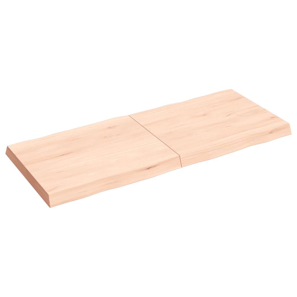 Dessus de table bois massif non traité bordure assortie - XIOS