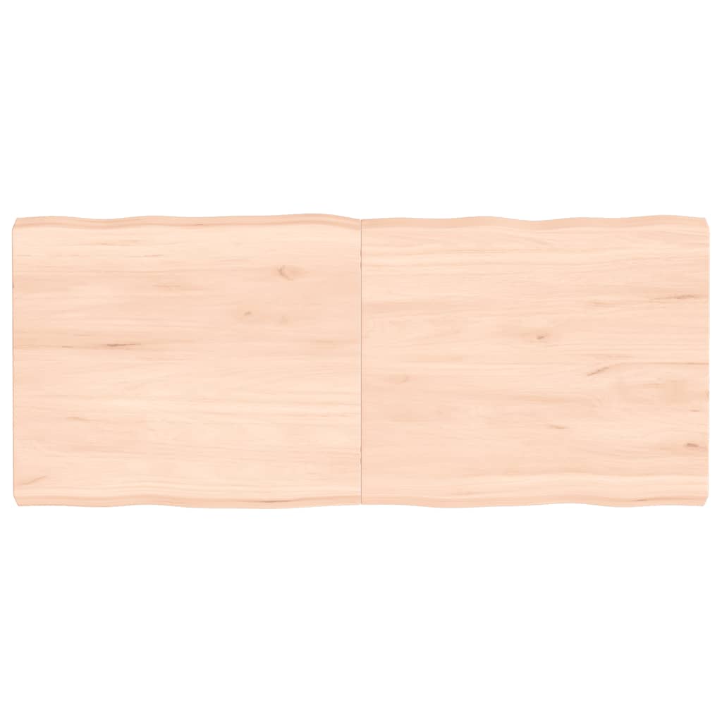 Dessus de table bois massif non traité bordure assortie - XIOS