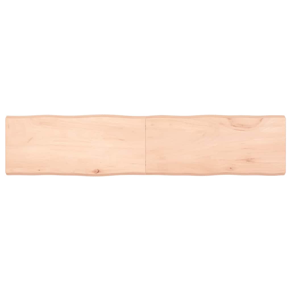 Dessus de table bois massif non traité bordure assortie - XIOS