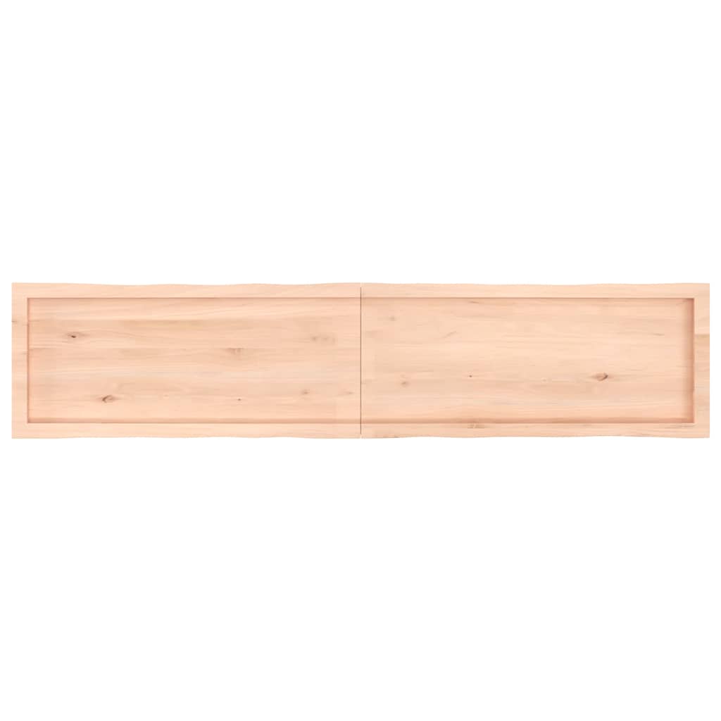 Dessus de table bois massif non traité bordure assortie - XIOS