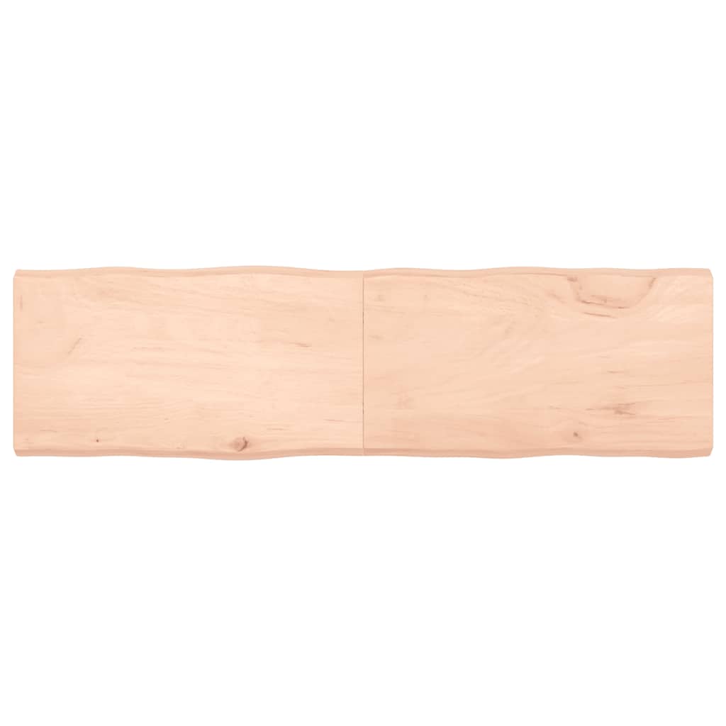 Dessus de table bois massif non traité bordure assortie - XIOS