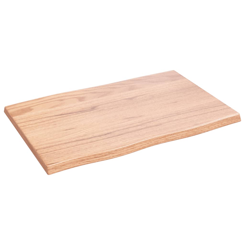 Dessus de table bois chêne massif traité bordure assortie - XIOS