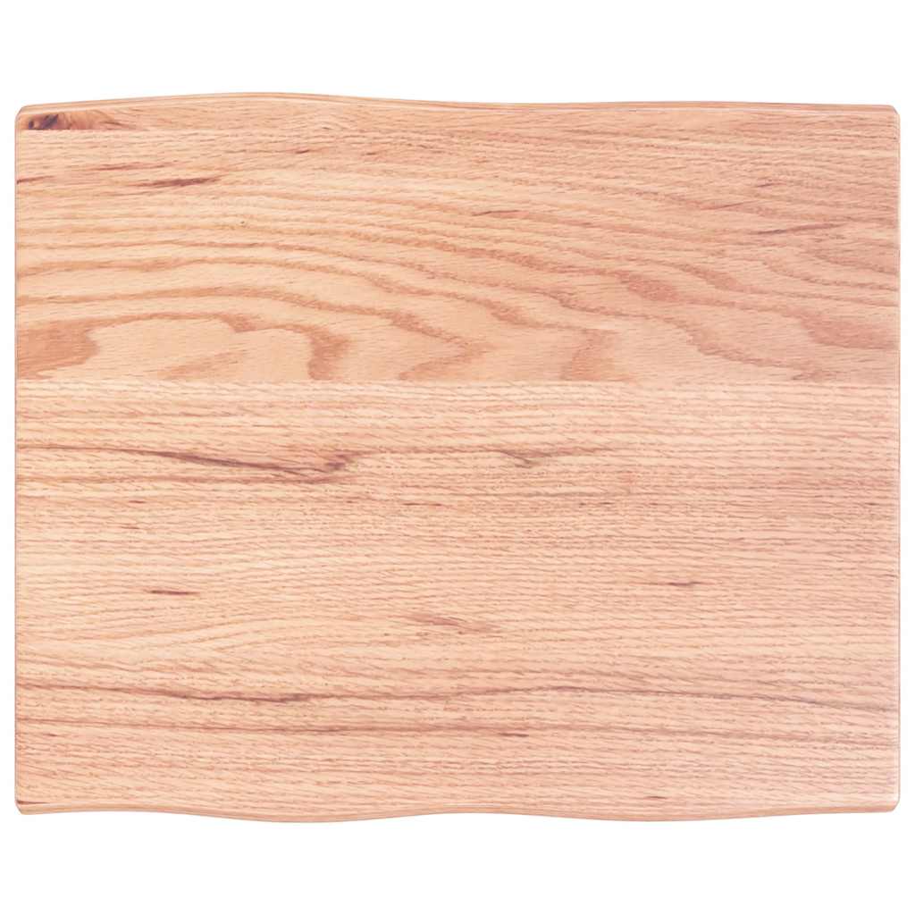 Dessus de table bois chêne massif traité bordure assortie - XIOS