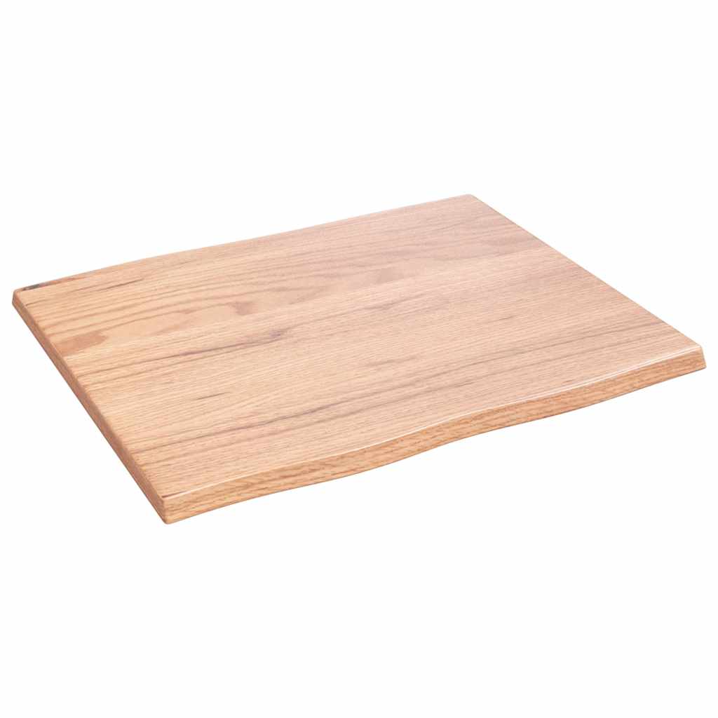 Dessus de table bois chêne massif traité bordure assortie - XIOS
