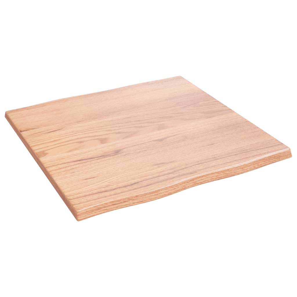 Dessus de table bois chêne massif traité bordure assortie - XIOS