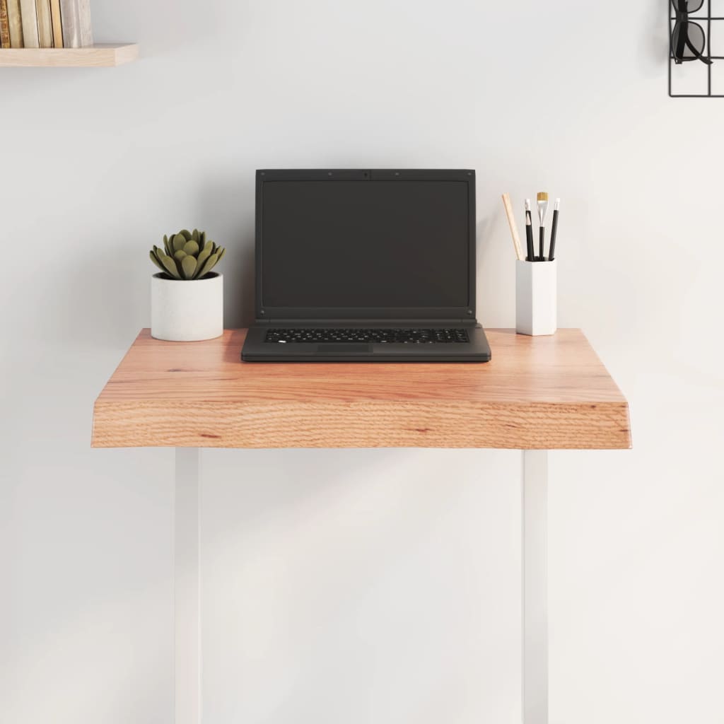 Dessus de table bois massif traité bordure assortie - XIOS