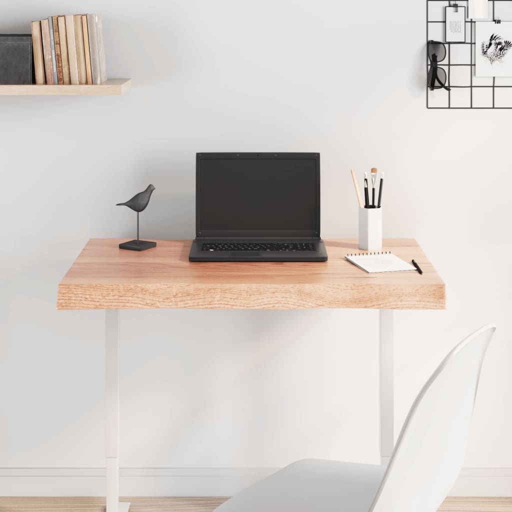 Dessus de table bois massif traité bordure assortie - XIOS
