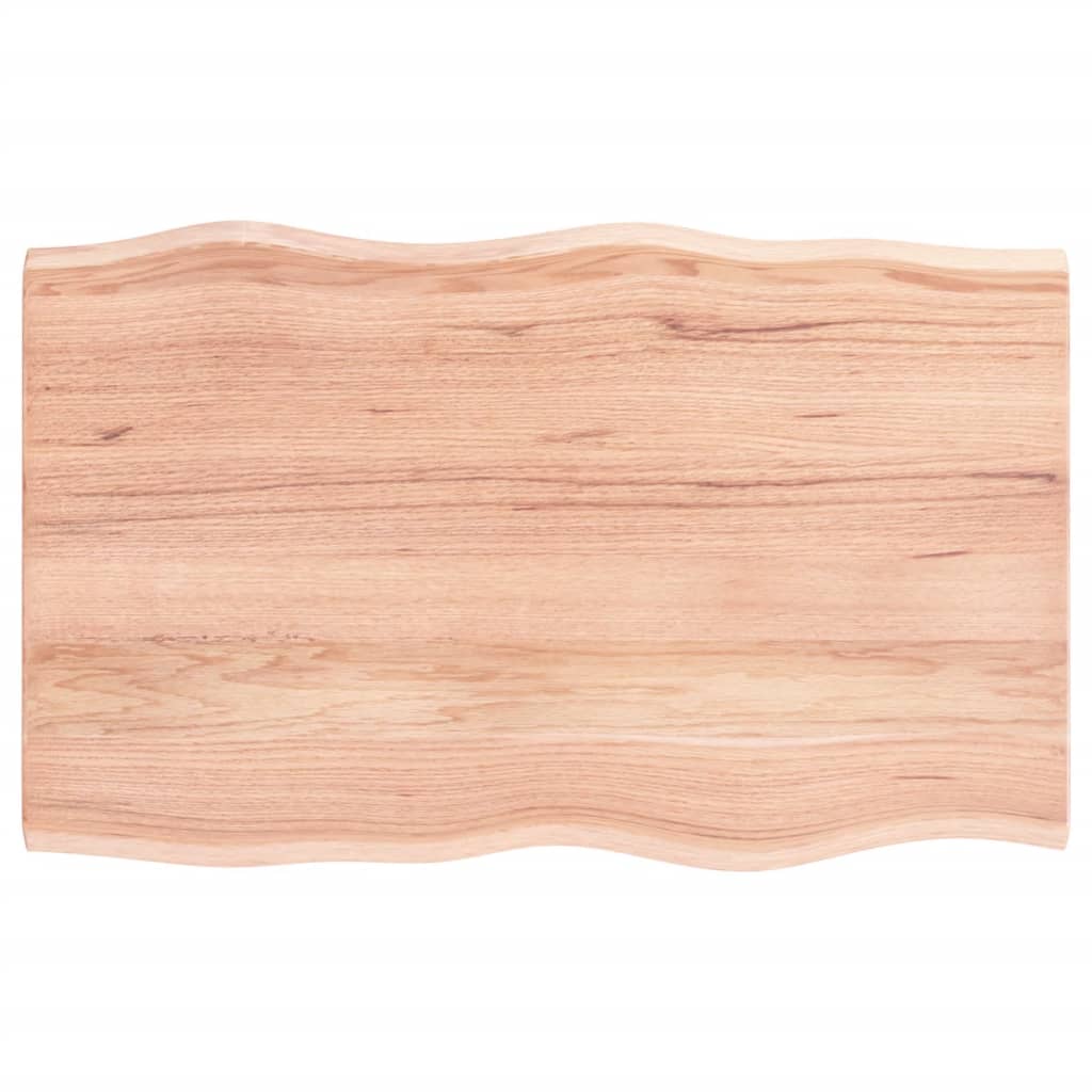 Dessus de table bois chêne massif traité bordure assortie - XIOS