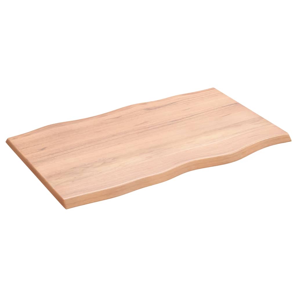 Dessus de table bois chêne massif traité bordure assortie - XIOS
