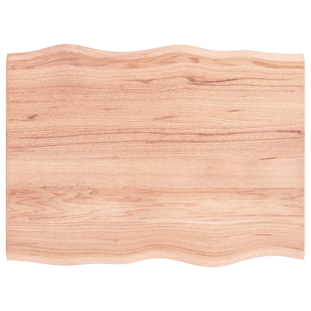 Dessus de table bois chêne massif traité bordure assortie - XIOS