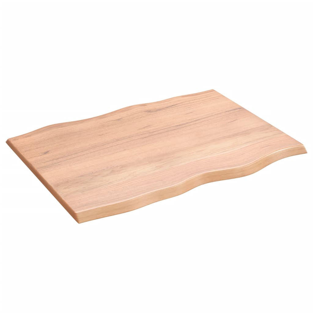 Dessus de table bois chêne massif traité bordure assortie - XIOS