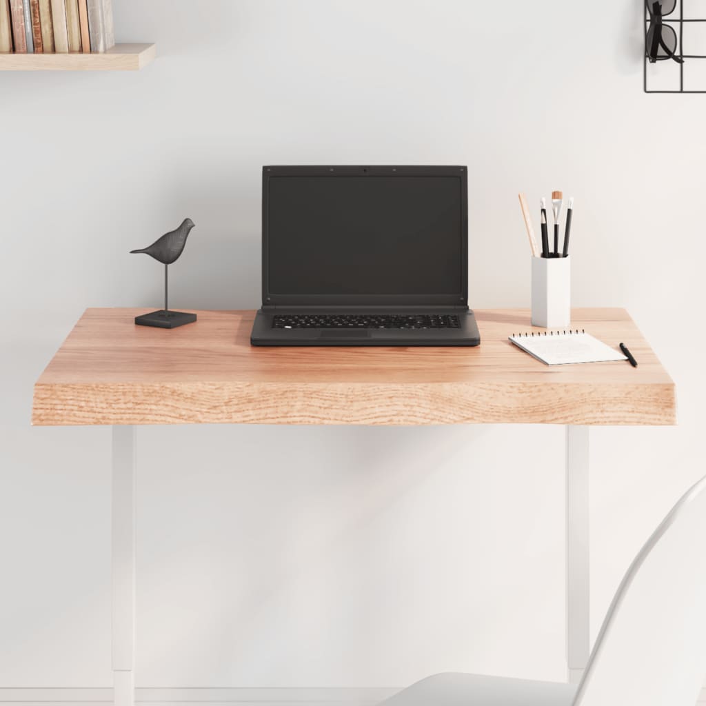 Dessus de table bois massif traité bordure assortie - XIOS