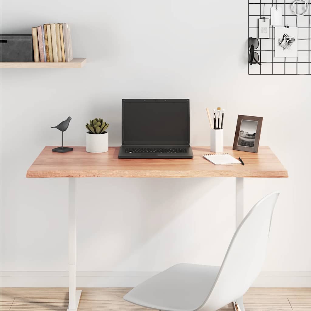 Dessus de table bois chêne massif traité bordure assortie - XIOS