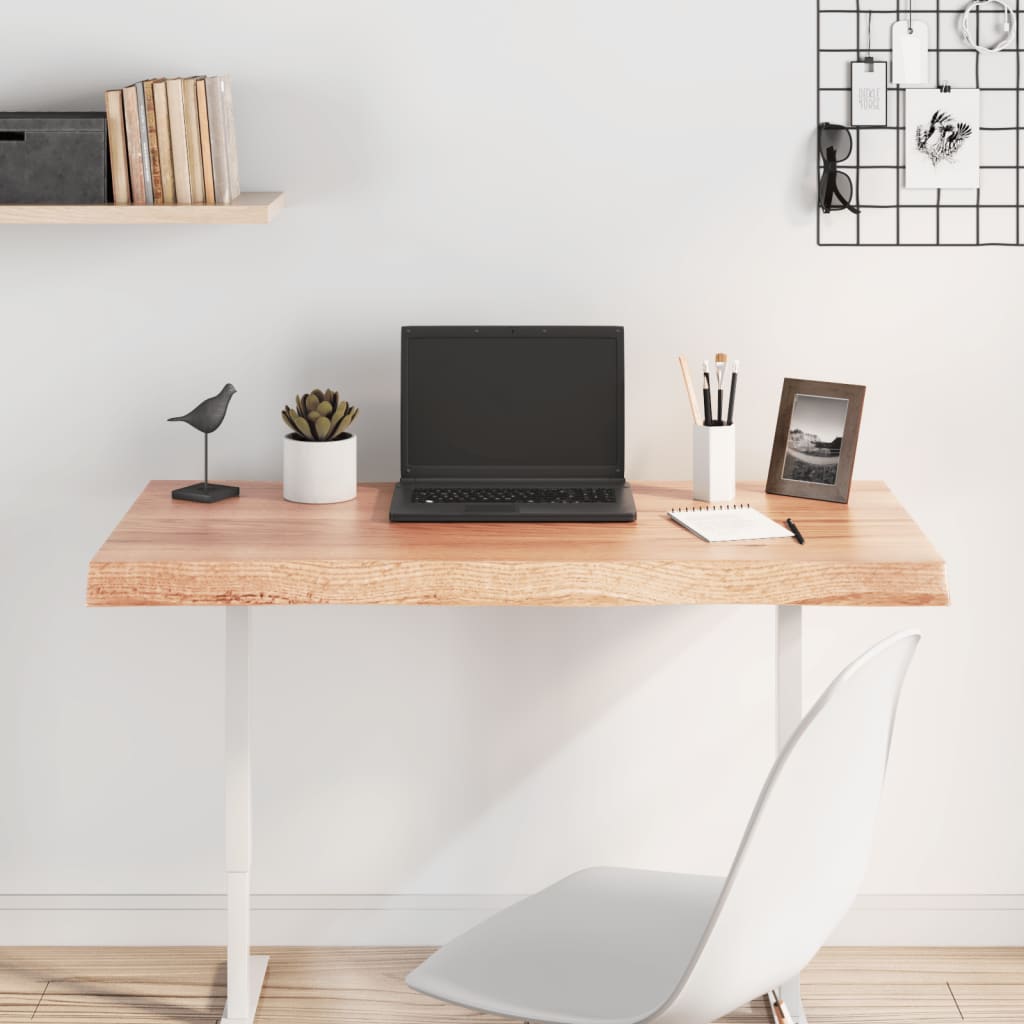 Dessus de table bois massif traité bordure assortie - XIOS