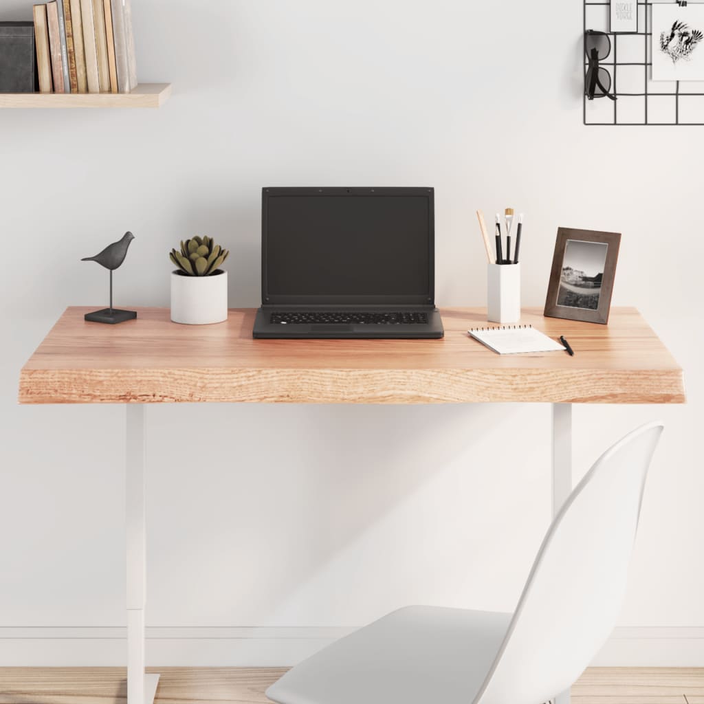 Dessus de table bois massif traité bordure assortie - XIOS